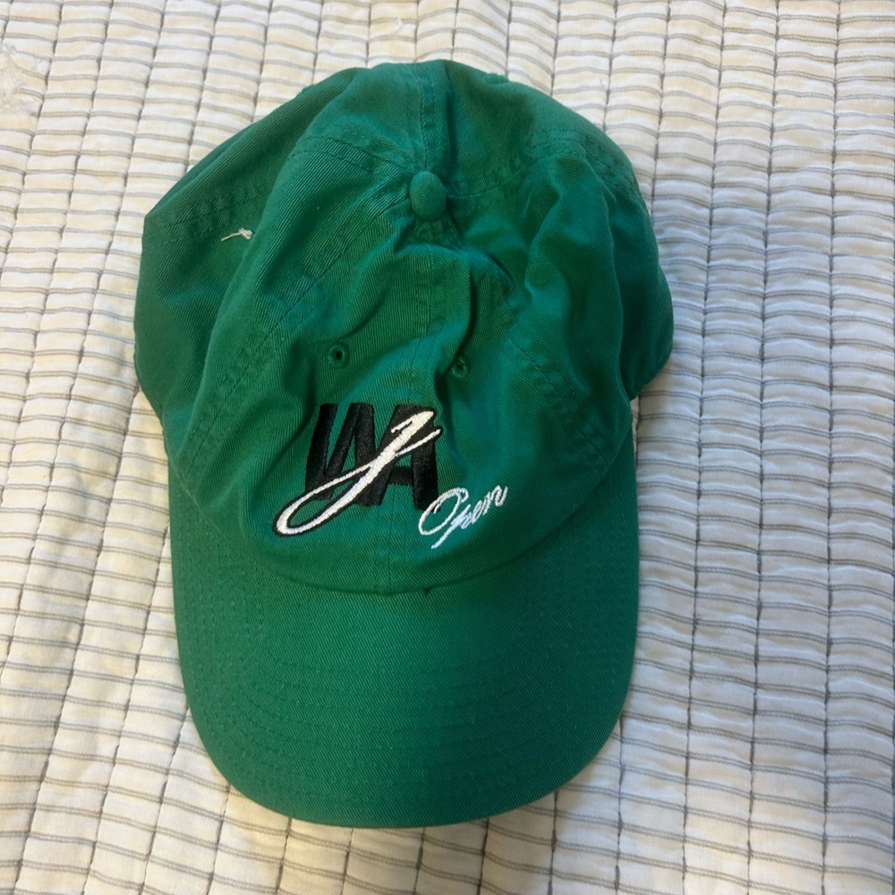 Green Baseball Cap with Embroidered Logo